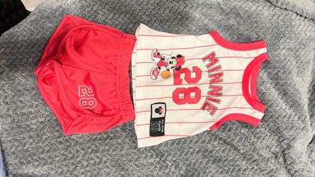 Disney Minnie Mouse Basketball Jersey Set