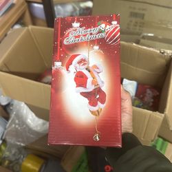 Climb Santa Christmas Animated Ornament Christmas Decoration