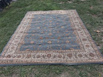 7'.10" x 9'.10" Area rug brown/blue
