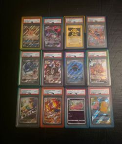 PSA Graded Pokémon Cards Lot FT/FS