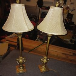 2 matching table lamps asking $55 cash must pick up Broadway and apache buckeye az