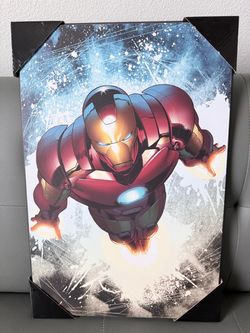 Marvel’s Iron-Man Wooden Art