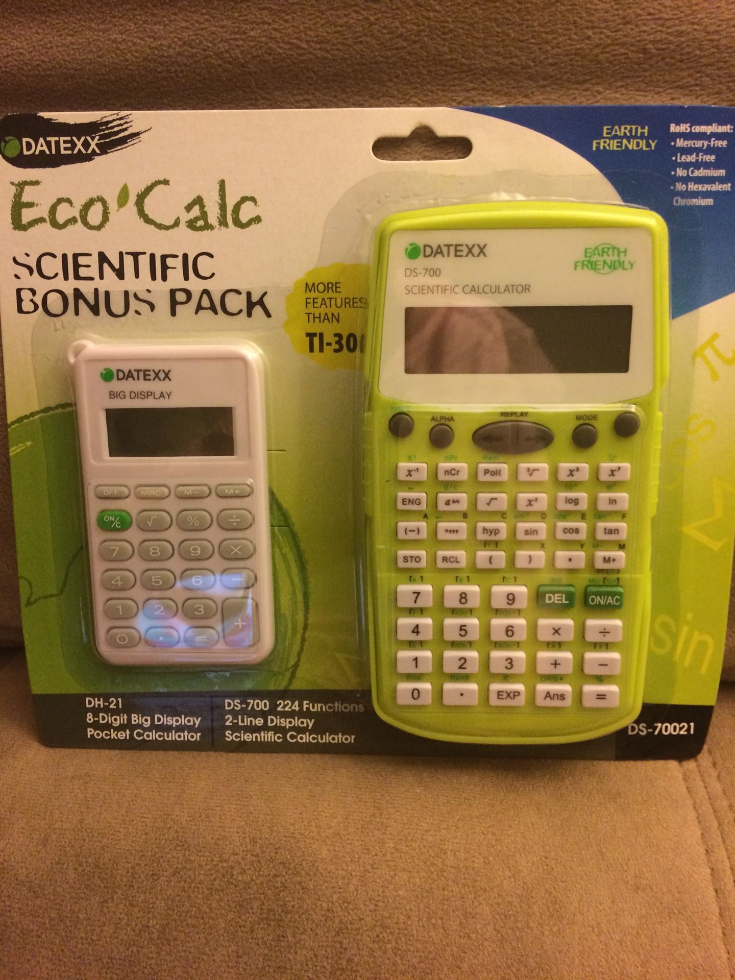 DATEXX DS-700 Scientific Calculator, BONUS PACK (BRAND NEW)