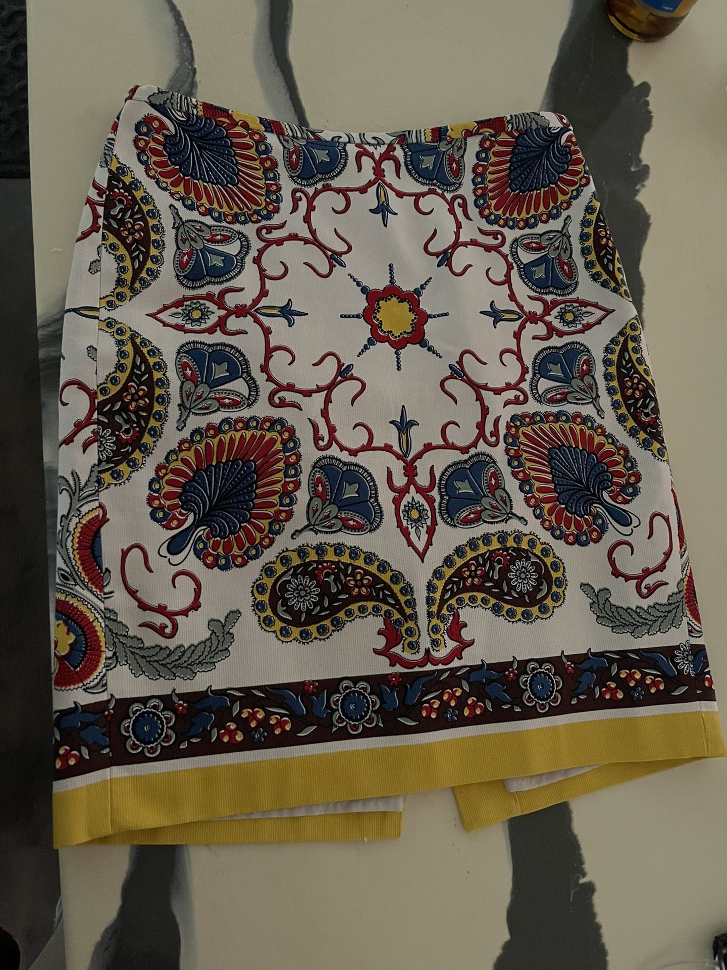 Tommy Hilfiger Woman’s Colorful Cotton Medallion Paisley Skirt