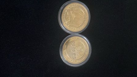 Gold Plated Civil War Coins