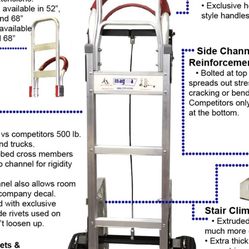 Magcoa Hand Truck ABS Breaks