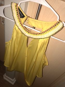 Bebe cold shoulder top