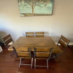Solid Dining Room Table 