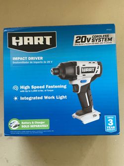 Hart 20v Impact Driver Tool Only