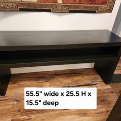 Mahogany accent table solid wood