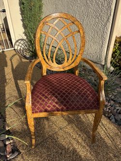 Italian Lawdan Collection Gold-Finish Accent Armchair