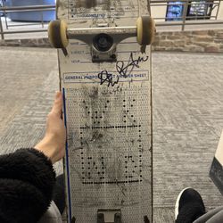 Bam Margera Autographed Board