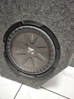 Kicker 48CWR82 8" CompR Subwoofer In Enclosure