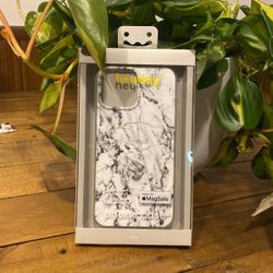 New Heyday iPhone 13 Pro Max Black & White Marble phone case