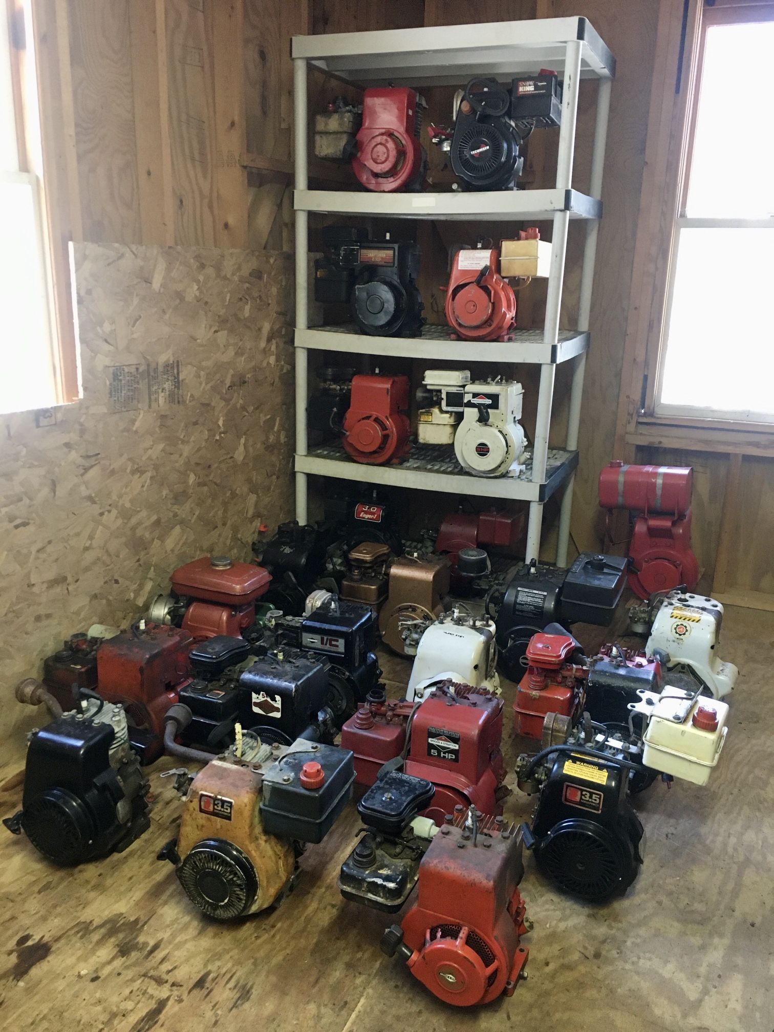 Tons of small engines - Tecumseh, Briggs, Honda