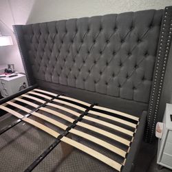 King Size Upholstered Headboard