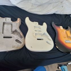 3 Stratocaster Bodies For $75