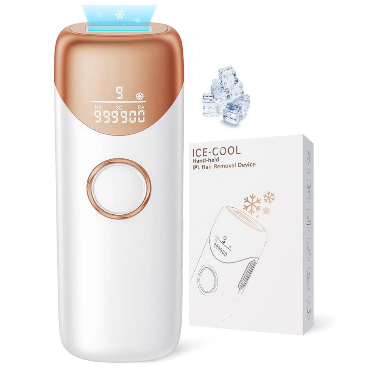 ICE-COOL Hand-held IPL Hair Removal Device - New