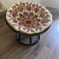 Papasan Chair With Cushion