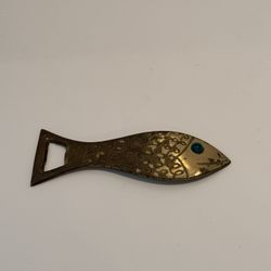 1950s Brass Bottle Opener Vintage