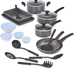 BELLA Nonstick Cookware Set 21 Piece Set