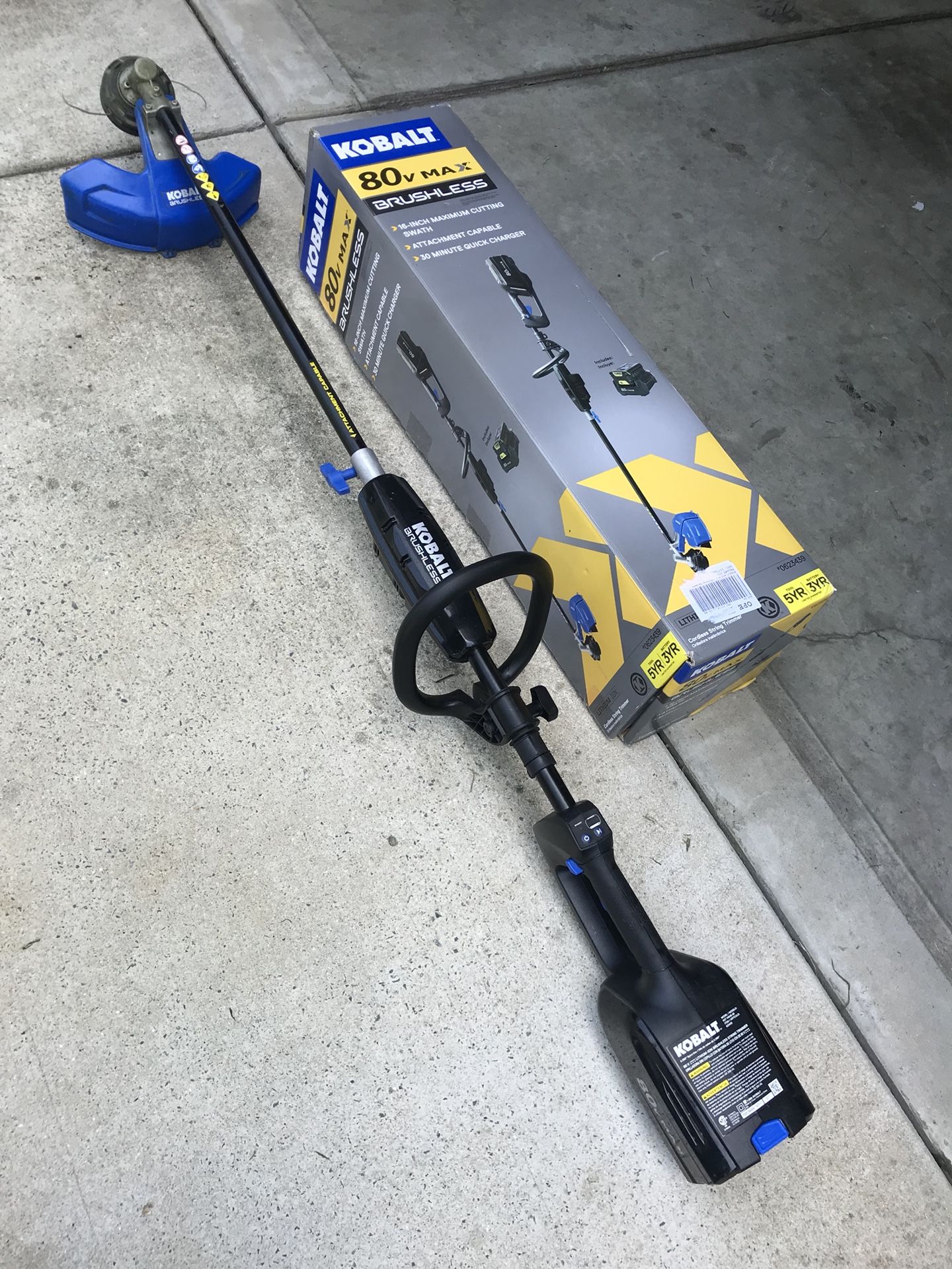 Kobalt 80 volt 16-in Brushless Cordless Trimmer Edger 80v