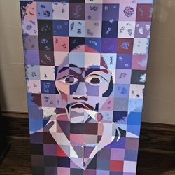 Hand Painted Bob Marley 