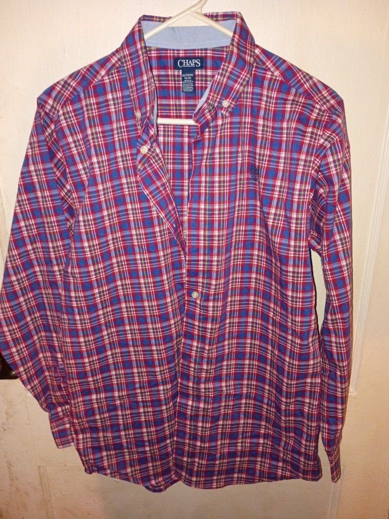 CHAPS Thin Long Sleeve Shirt Mens Xl
