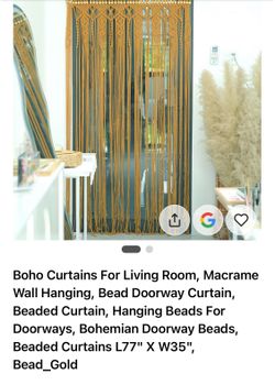 Boho curtains