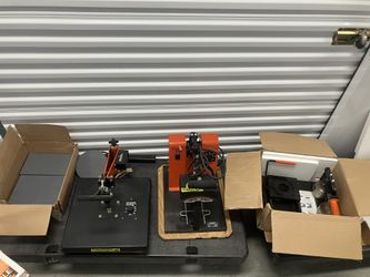 PressAPrint Heat Press, PressAPrint Hat Press, PressAPrint 3 1/2” Round button Press 