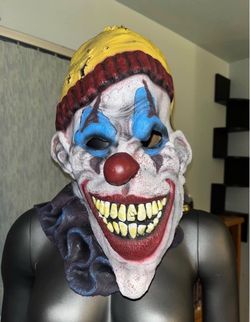 Halloween FULL Scary Clown Costume w/ Hammer