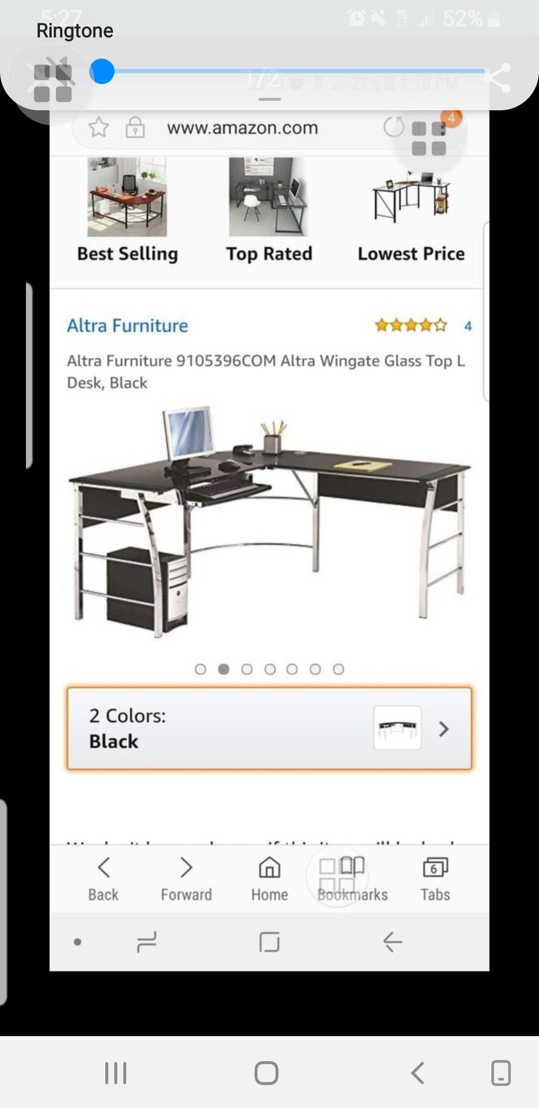 Brand new desk!