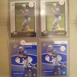 Peyton And Jeter Card Lot...rookies