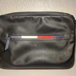 Tommy Hilfiger Essential Computer Laptop Bag Shoulder Bag Black
