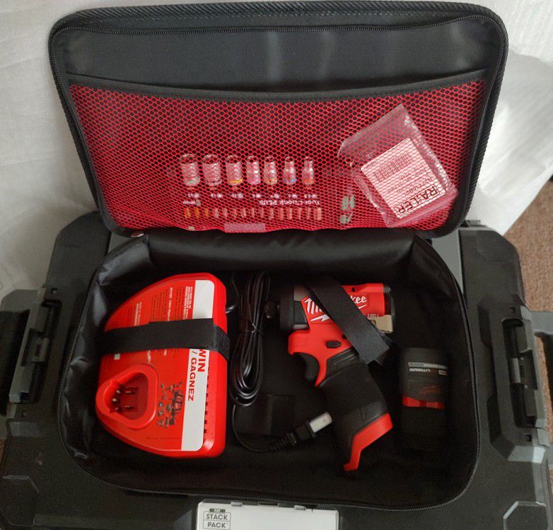 Brand New Milwaukee M12 fuel impact wrench TOOL BAG ONLY
