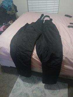 Adult Black Ski Bib