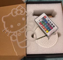 Hello Kitty 3D Creative Desk Lamp – Brand New in Box
