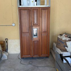 Free Sub Zero Panel Refrigerator, Needs To Be Cleaned Works 