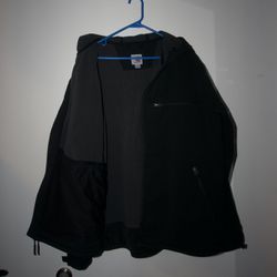 Carhartt - Black Crowley Nylon Hooded Jacket
