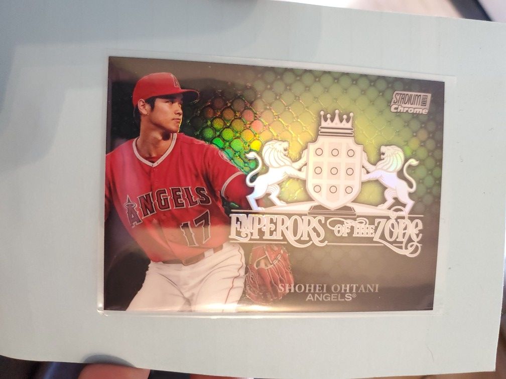 Shohei Ohtani EMPERORS OF THE ZONE Insert Really Nice Card