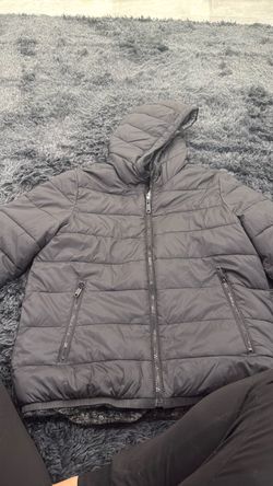 Boys Black Abercrombie Puffer Size 15/16