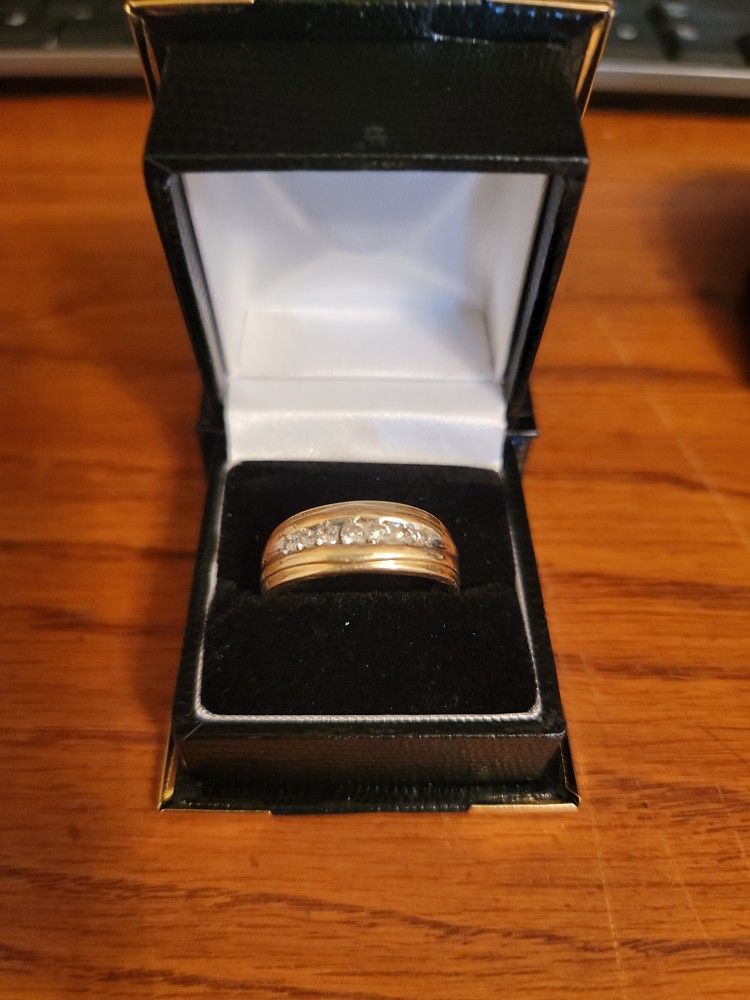 Mens 3/4 Diamond Ring 