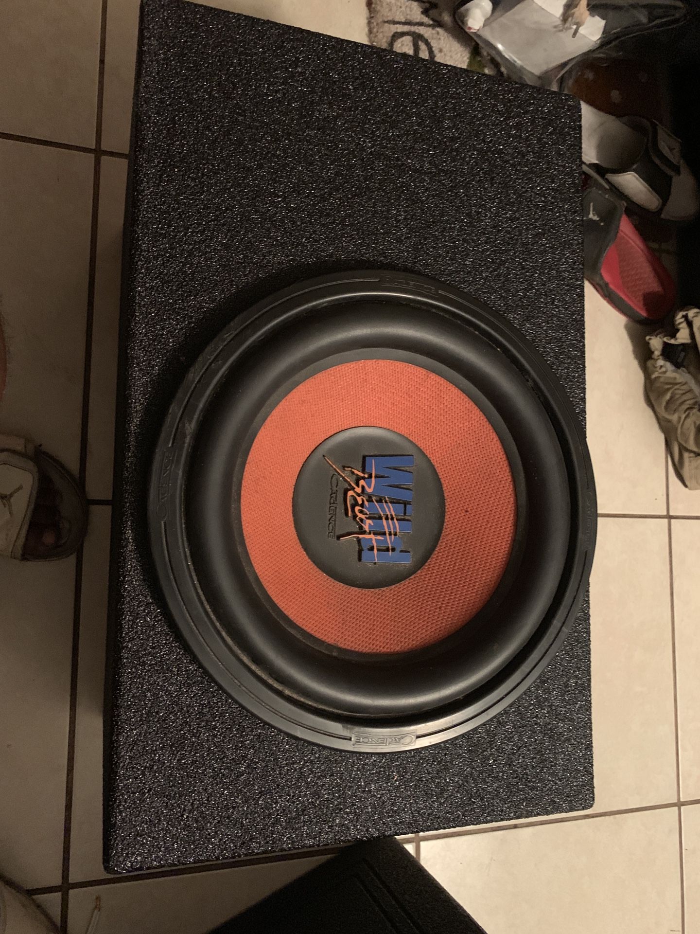 Cadence wild beast 12 inch subwoofer in new pro box for Sale in Fort Pierce FL OfferUp