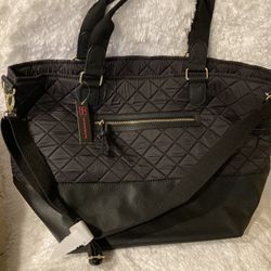 Bag For Beach, Travel Or Even Diaper Bag black