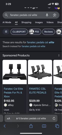 fanatec pedals.
