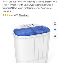 ROV SUN Portable Washer and Spinner