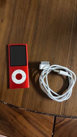 Refurbished 8GB IPod Nano - Red plus working charger