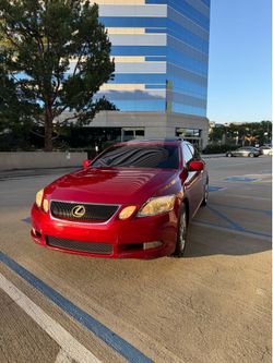 Lexus GS 350 red