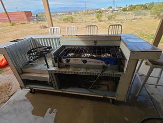 Outdoor Bar Grill Station
