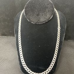 VS1 Moissanite Cuban Link Chain – 14K Gold Filled – 20” – Retail $2,999